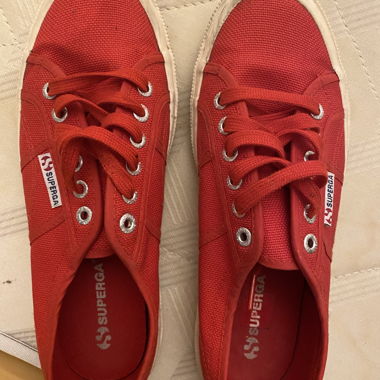 Red Superga Sneakers