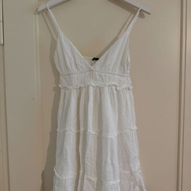 Weisses Bershka Kleid