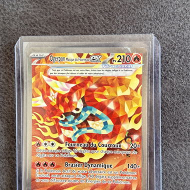 Carte Pokémon : Ogerpon masque du fourneau EX 