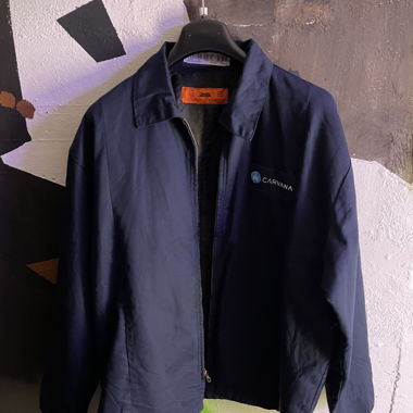 Carvana work jacket navy