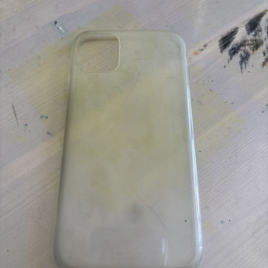 Custodia per telefono trasparente