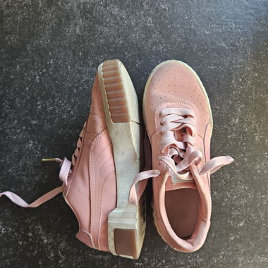 Rosa Plateausneaker