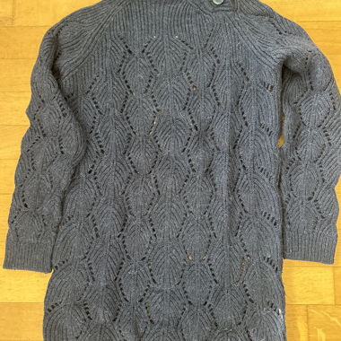 Maglione in maglia blu navy Thomas Burberry