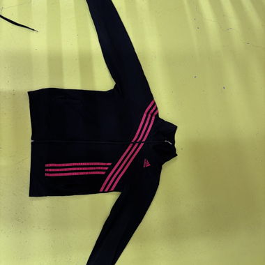 Tuta Adidas nera/rosa