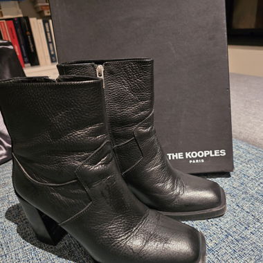 Black The Kooples Ankle Boots