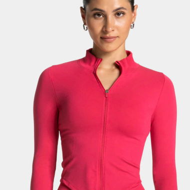 Giacca Teveo Shaping Zip "Berry" Taglia M
