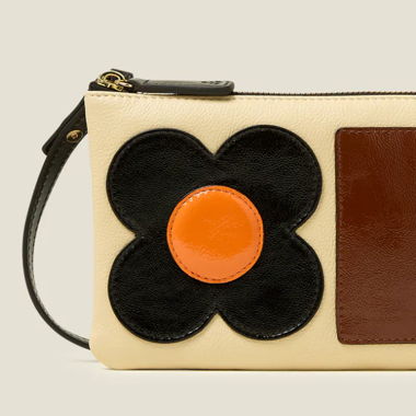 Folio Crossbody - Flower Applique Multi