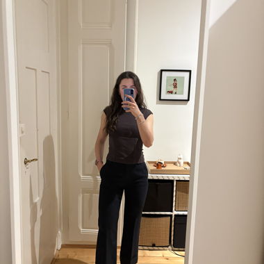 Pantalone da tailleur “Phil” blu navy Tara Jarmon