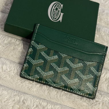 Portacarte Goyard verde