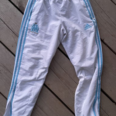 Pantaloni da allenamento Adidas bianco/blu