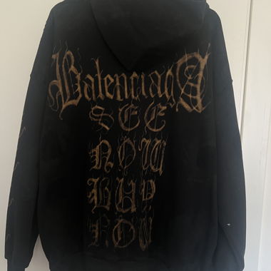 Balenciaga schwarzer Hoodie