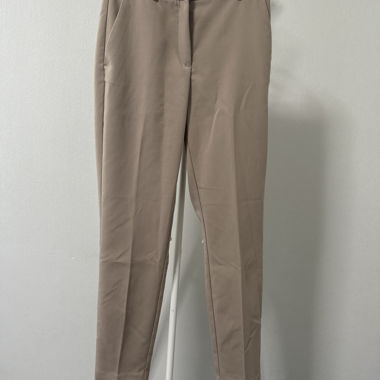 Pantaloni in tessuto beige