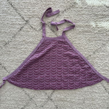 Haut tricot licorne à bretelles Lila