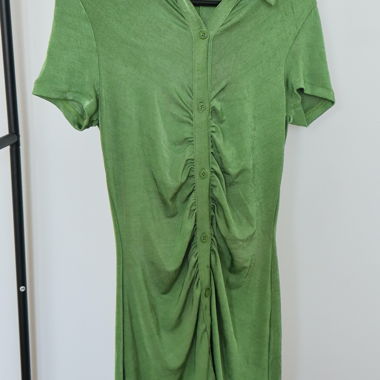 Abito camicia verde Pull&Bear