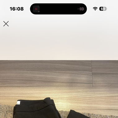 Bershka black trousers