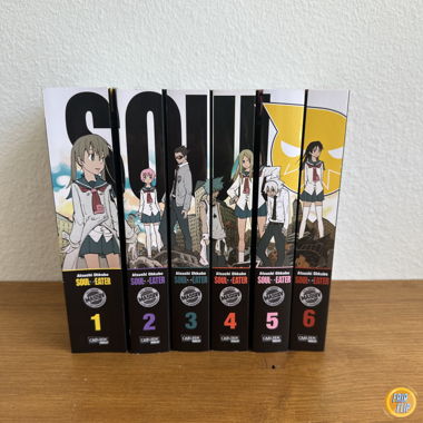 Set manga Soul Eater di Atsushi Ohkubo, volumi 1-6