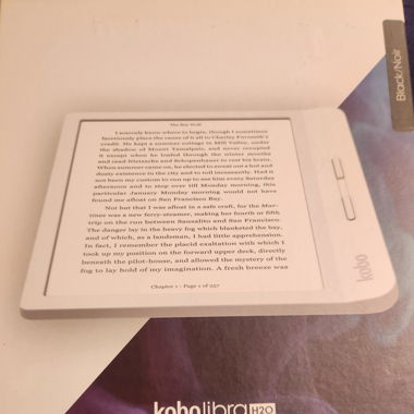 Liseuse/e-reader: Kobo libra h20 noir
