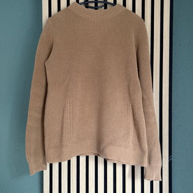 Brown/Mustard Yellow Knit Sweater s. Oliver 36