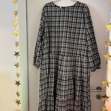 Checkered Women’s Dress 5XL