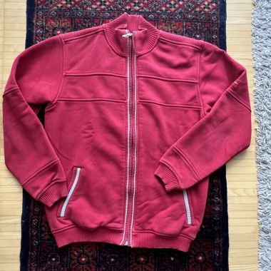 Red Champion Zip Sweatshirt