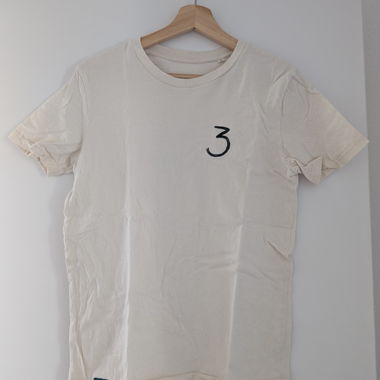 Cremefarbenes T-Shirt von Brouwerij 3 Fonteinen