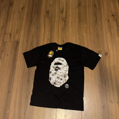 Bape schwarzes T-Shirt