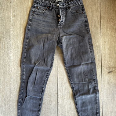 Grey denim jeans