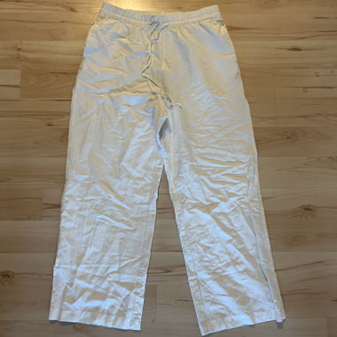 Pantalon en lin blanc