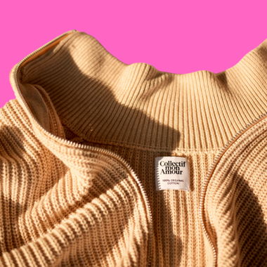 COTTON KNITTED JACKET
