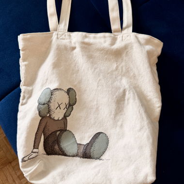 Kaws Canvas Tote Bag