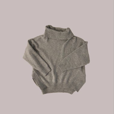 Pull en laine avec col