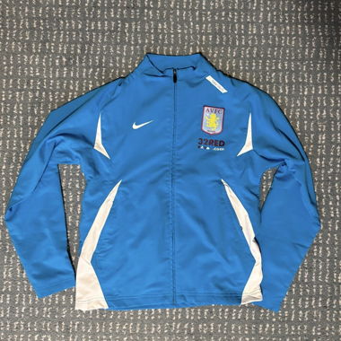 Nike Aston Villa Trainingsjacke Hellblau Gr. M