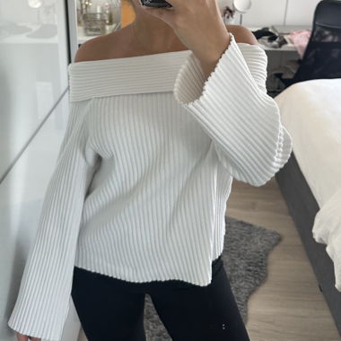 White Knit Sweater