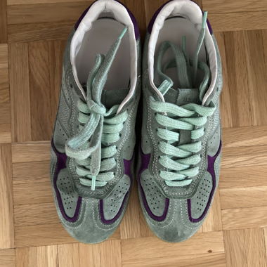 alohas Sneakers in Mint Green/Purple