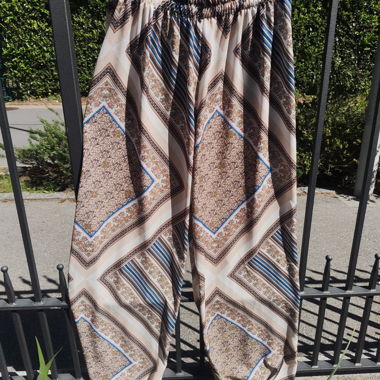 Palazzo-Hosen mit Muster