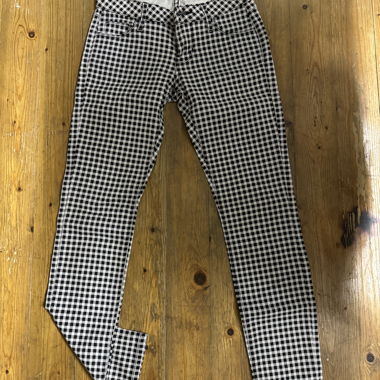 GUESS JEANS kariert schwarz, weiss VITAGE