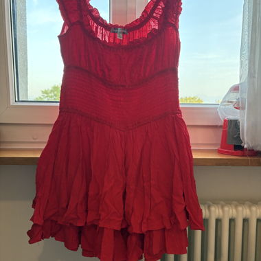 Rotes Sommerkleid 