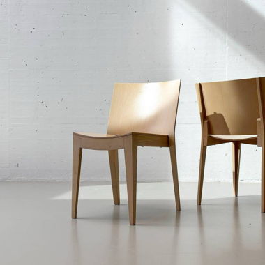 2 Stühle Mistral von Bartoli Design für Segis