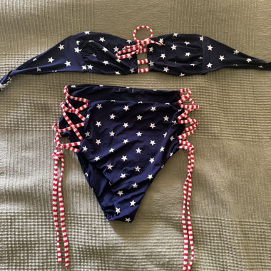 Ensemble de bikini à imprimé étoiles
