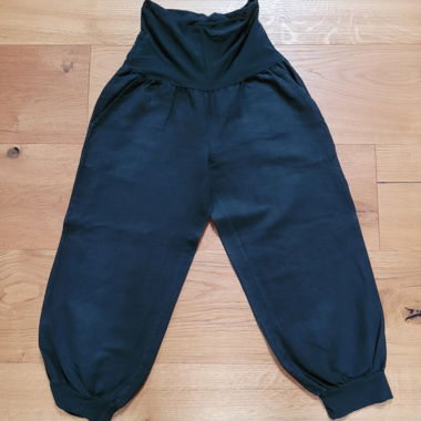 Black Harem Pants with Waistband