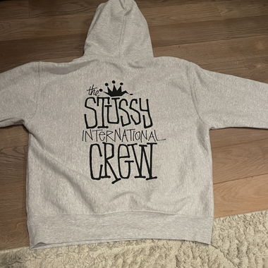 Stüssy Grey Hoodie Size L