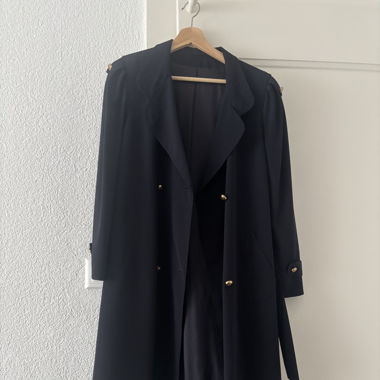 Manteau oversize bleu