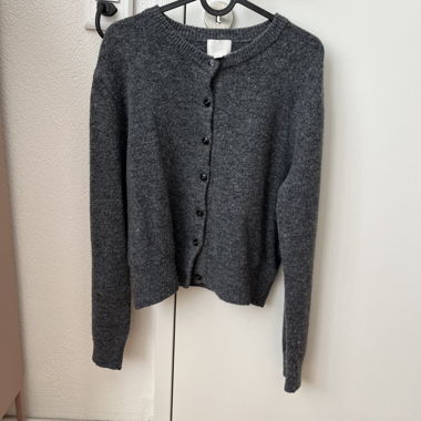 Grauer Cardigan Gr. S
