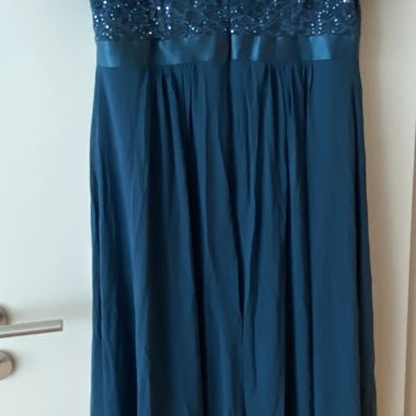 Robe de soirée émeraude avec paillettes