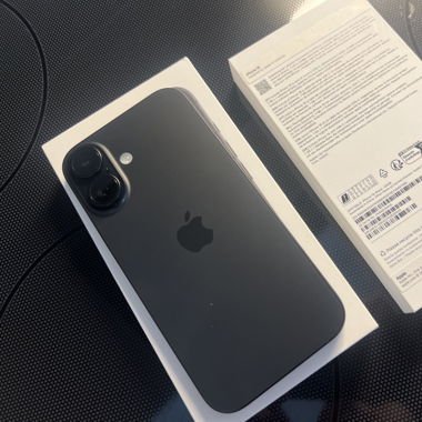 iPhone neuf 16 black, 128 gb