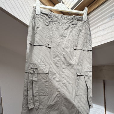 Cargo midi skirt