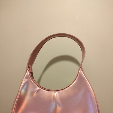 Sac rose chrome, collection Rita Ora