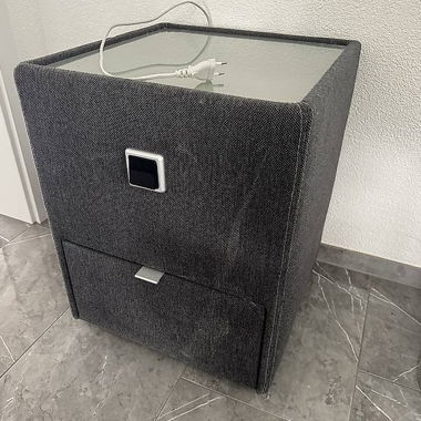 Nachttisch / Beistelltisch mit LED-Beleuchtung