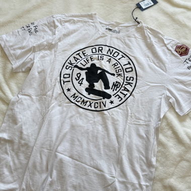 T-shirt bianca XL