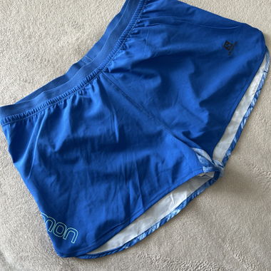 Salomon Blue Running Shorts